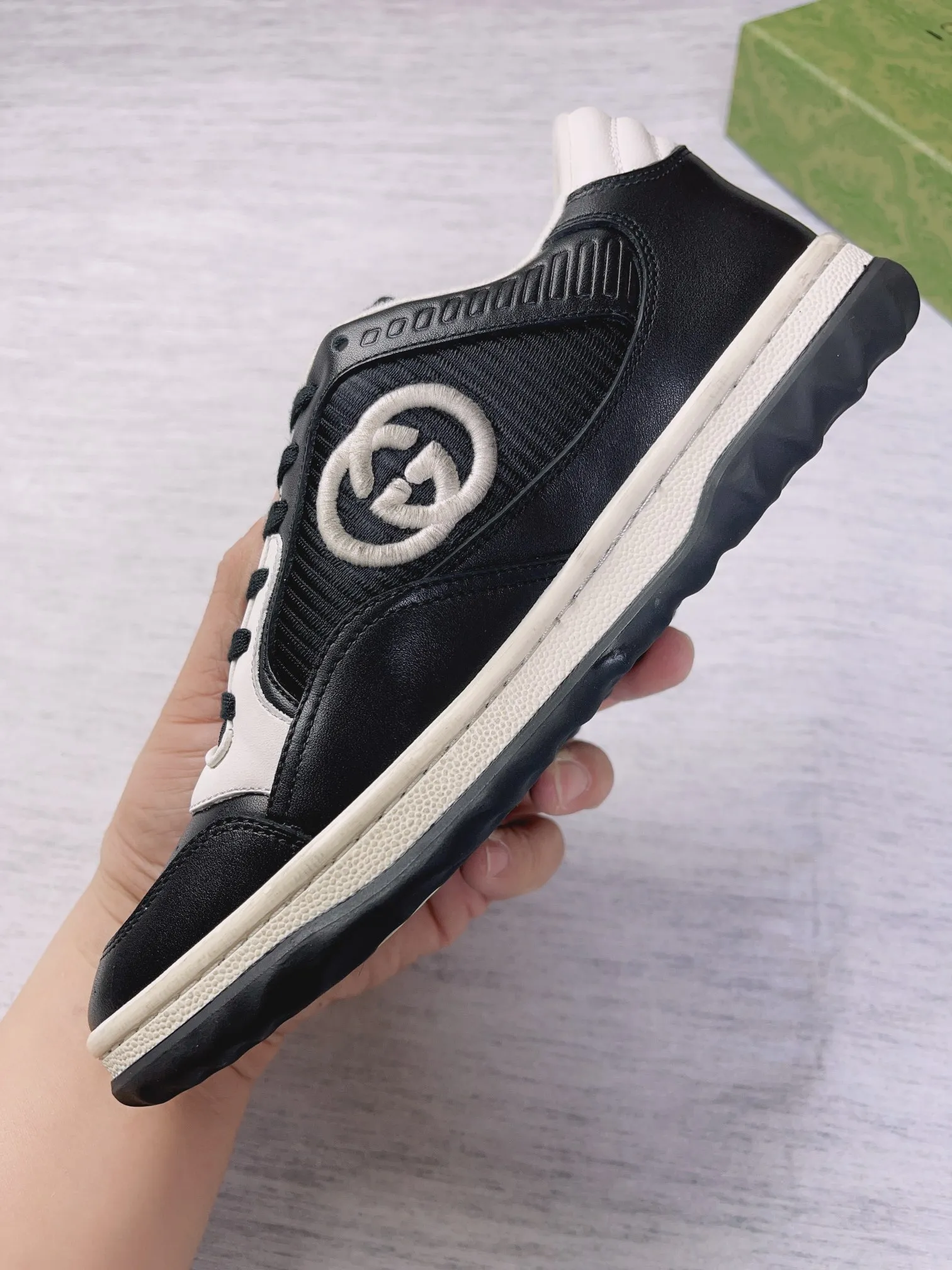 👟👟Ex-factory price 600👟👟 👑The top version of Gucci's latest popular MAC80 sneakers on the market, women's 35-40, men's 39-45 👏👏👏Welcome all bosses to compare and provide guidance...